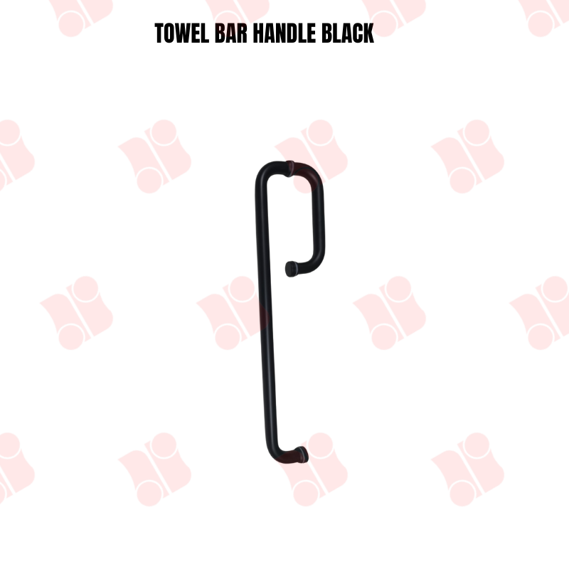 Towel Bar Handle (Black)