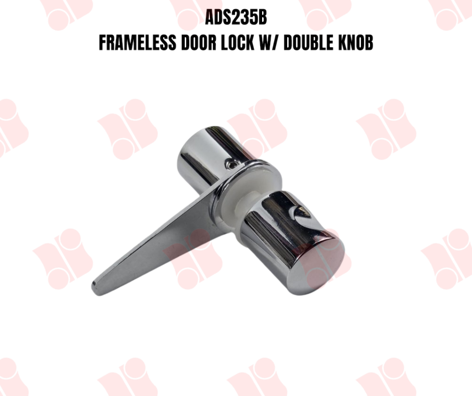 Frameless Door Lock - Double Knob