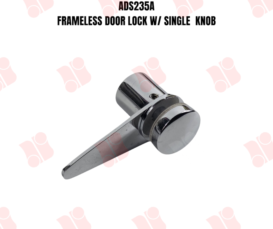 Frameless Door Lock - Single Knob
