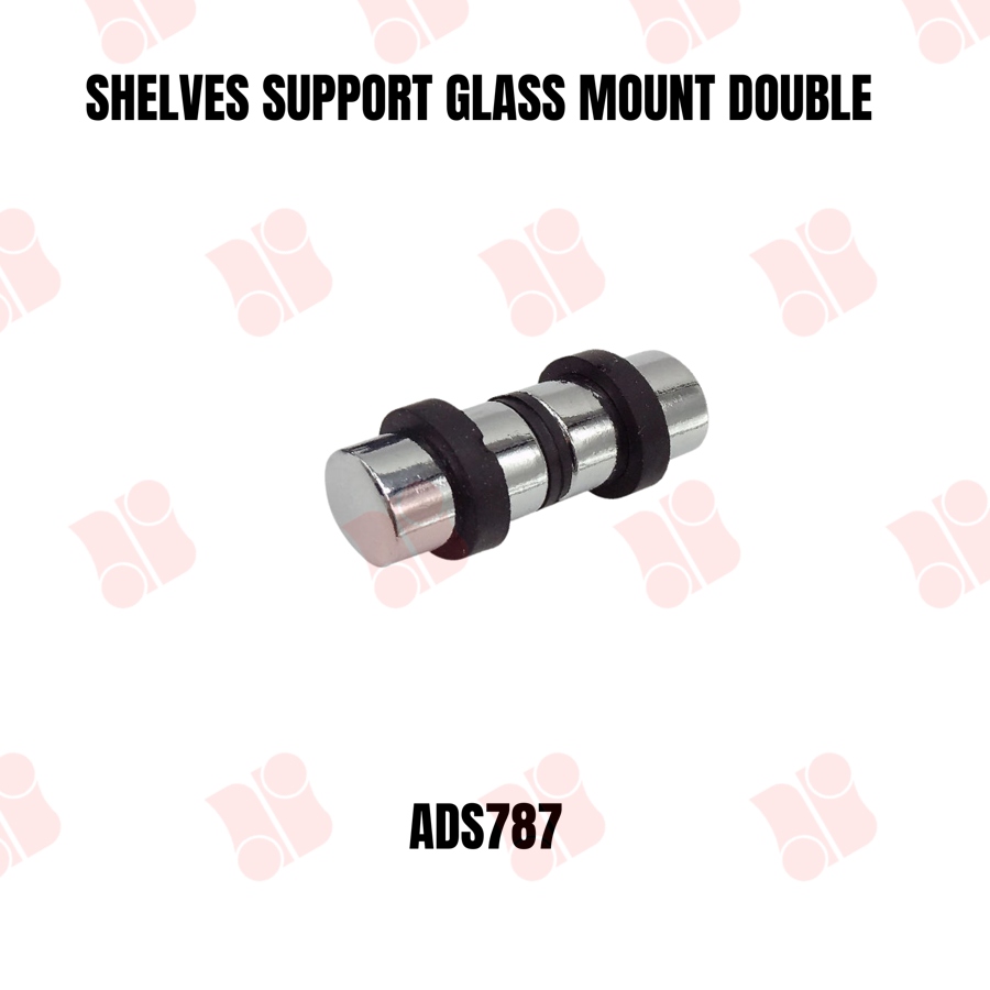 Shelves Support Glass Mount Double