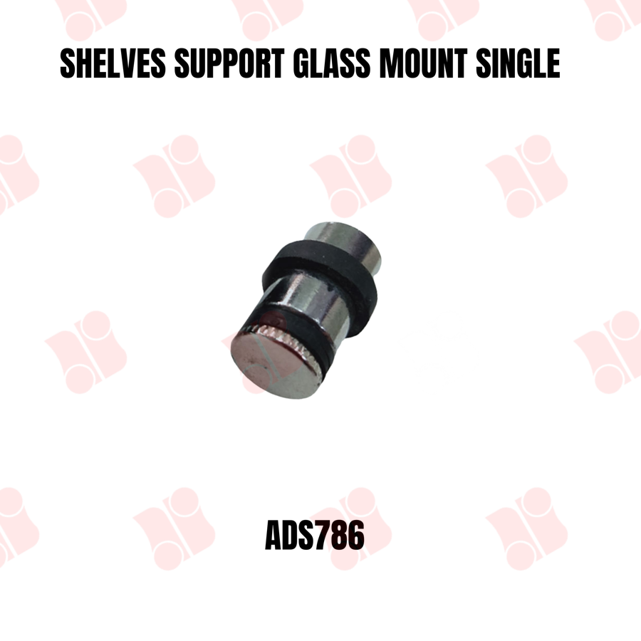 Shelves Support Glass Mount Single