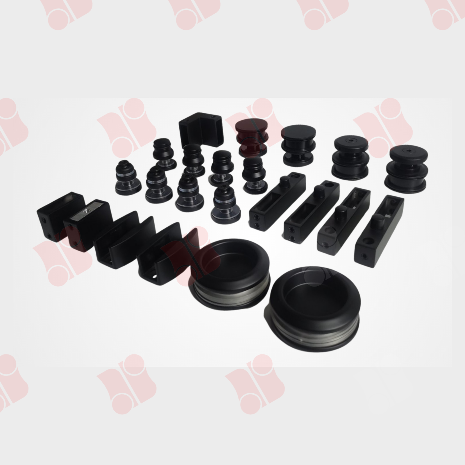 Whole Hardware Set - Matte Black (Double)