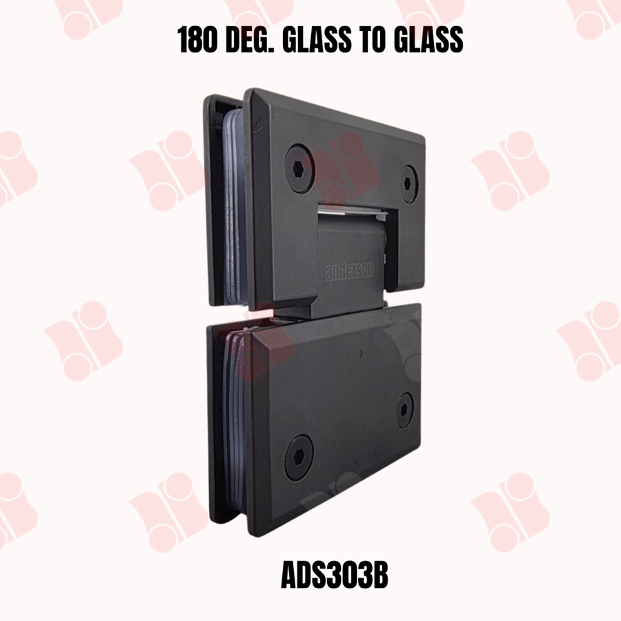 180 Deg. Glass to Glass Hinge